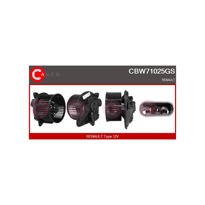 Pulseur d'air habitacle CASCO