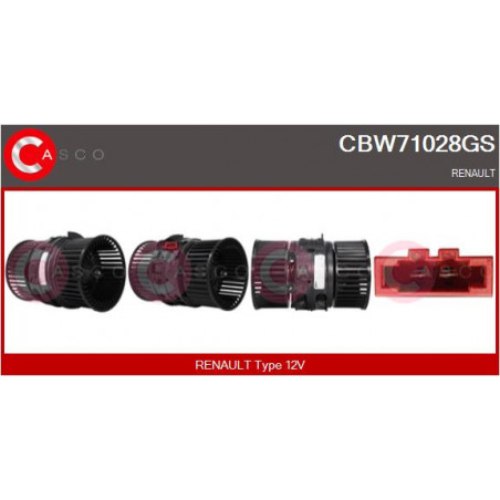 Pulseur d'air habitacle CASCO