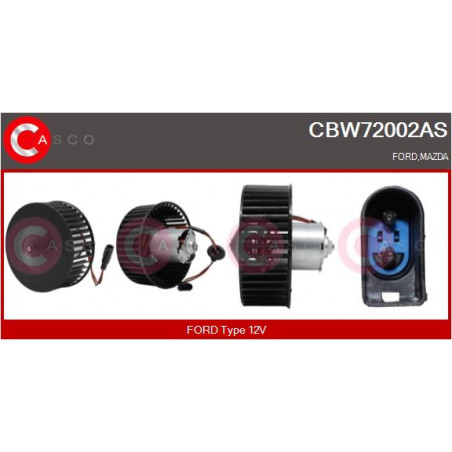 Pulseur d'air habitacle CASCO