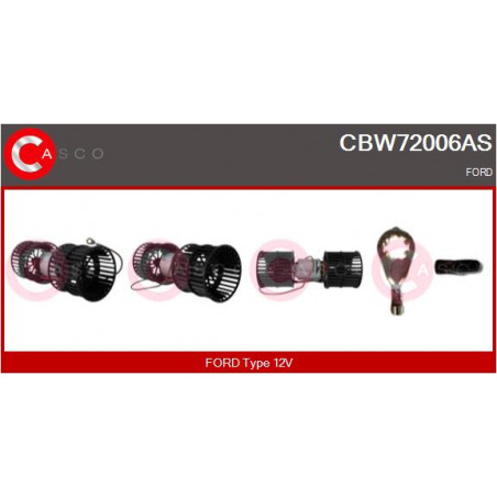 Pulseur d'air habitacle CASCO