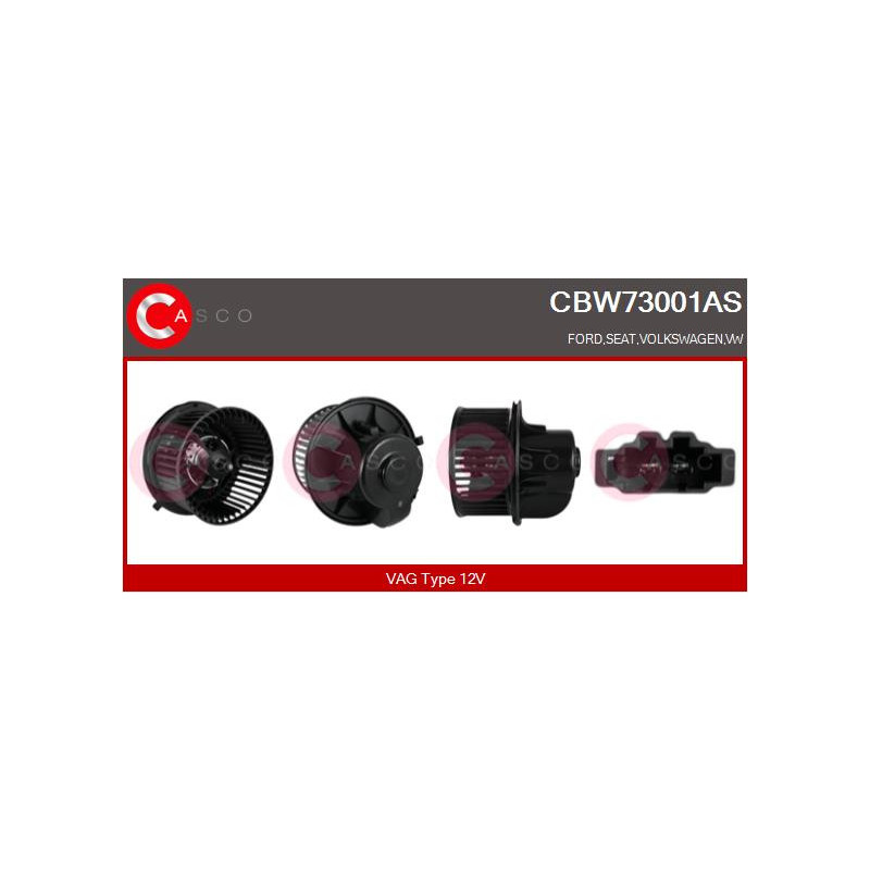 Pulseur d'air habitacle CASCO