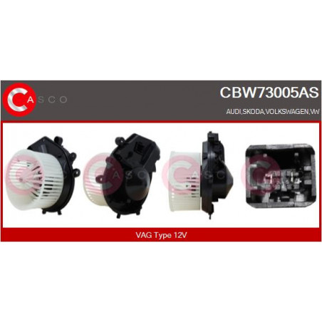 Pulseur d'air habitacle CASCO