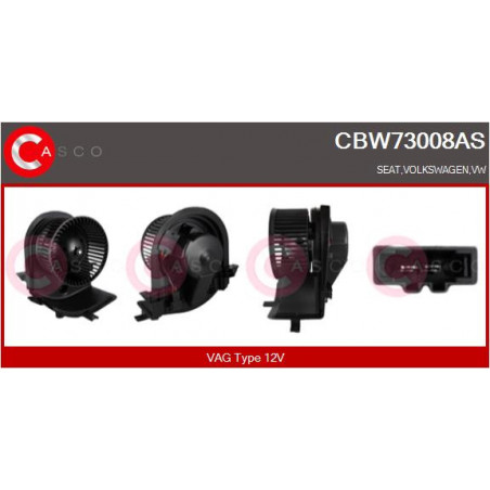 Pulseur d'air habitacle CASCO