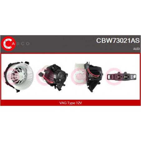 Pulseur d'air habitacle CASCO