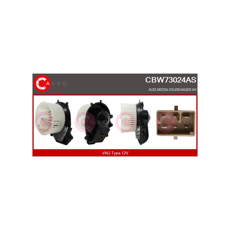 Pulseur d'air habitacle CASCO