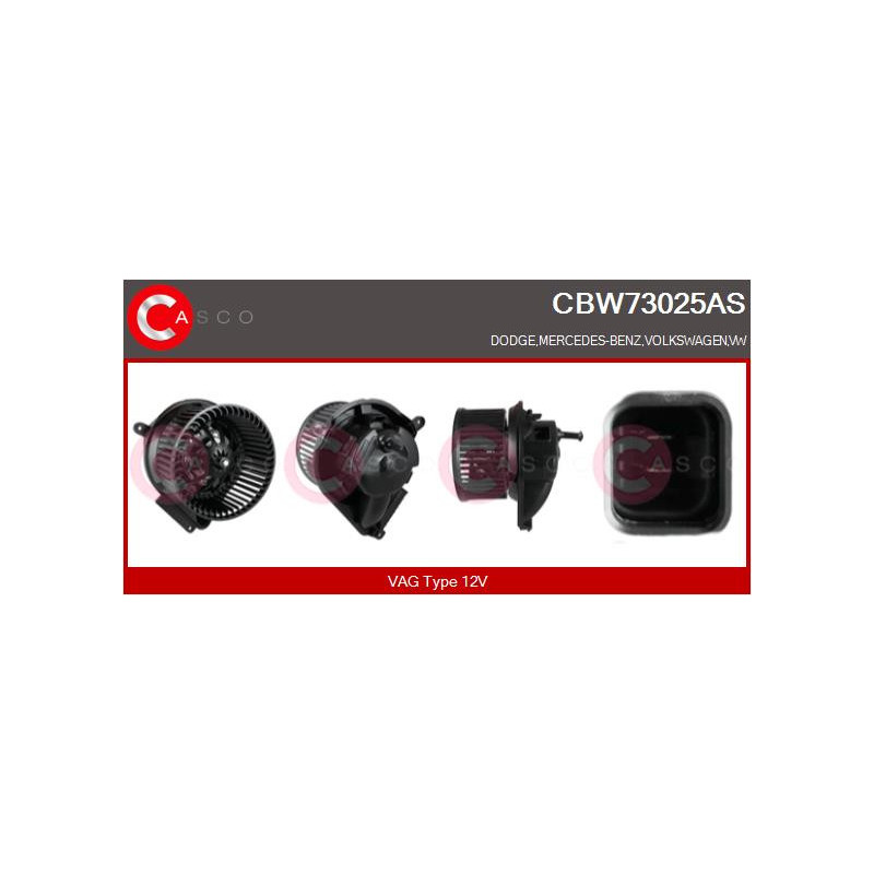 Pulseur d'air habitacle CASCO