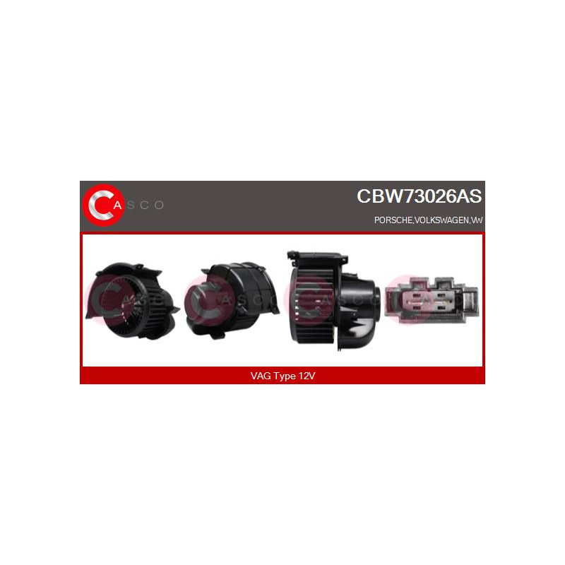 Pulseur d'air habitacle CASCO