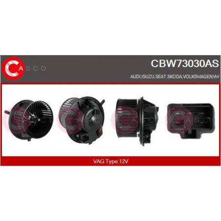 Pulseur d'air habitacle CASCO