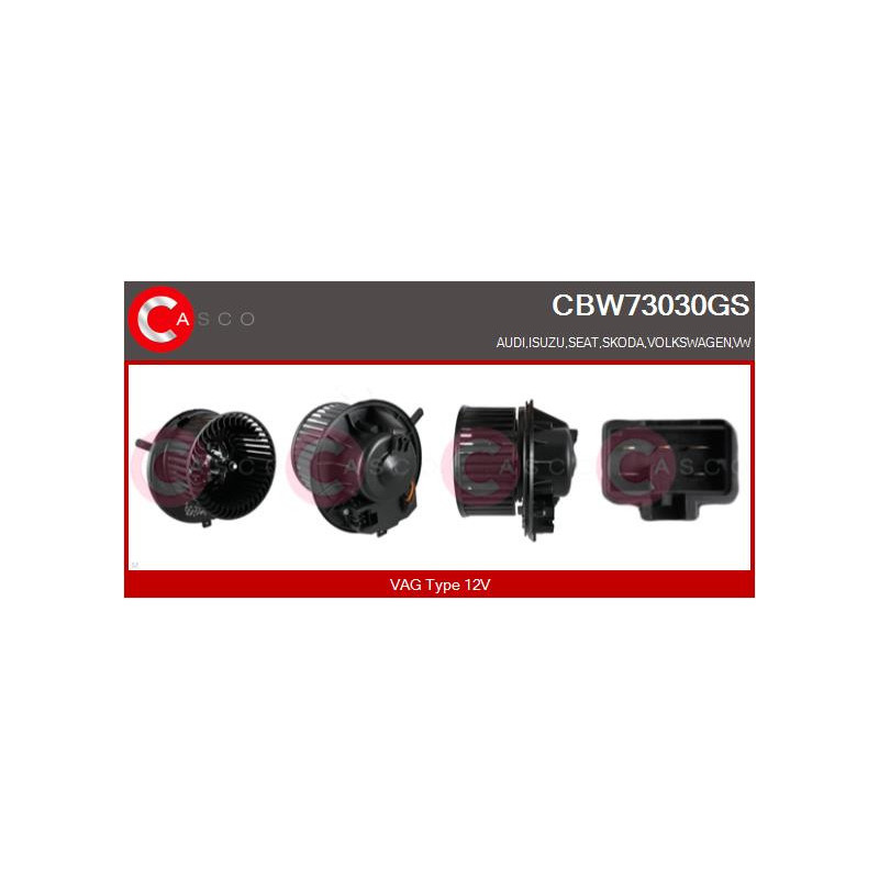 Pulseur d'air habitacle CASCO