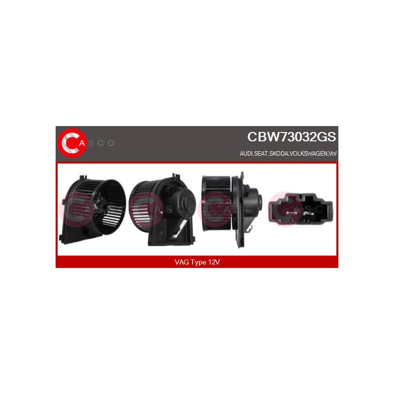 Pulseur d'air habitacle CASCO