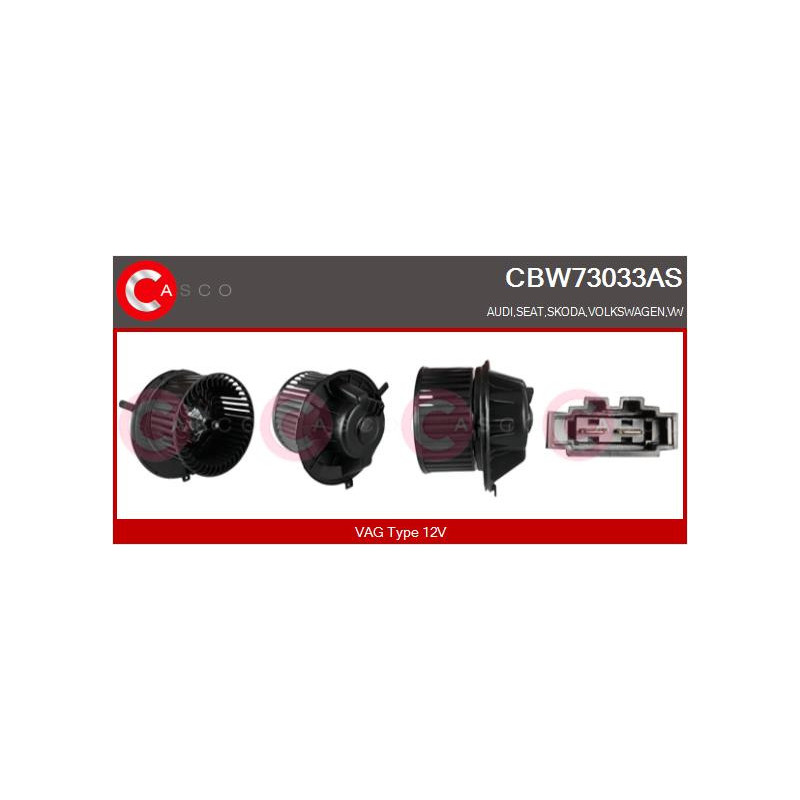 Pulseur d'air habitacle CASCO