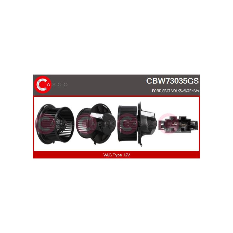 Pulseur d'air habitacle CASCO