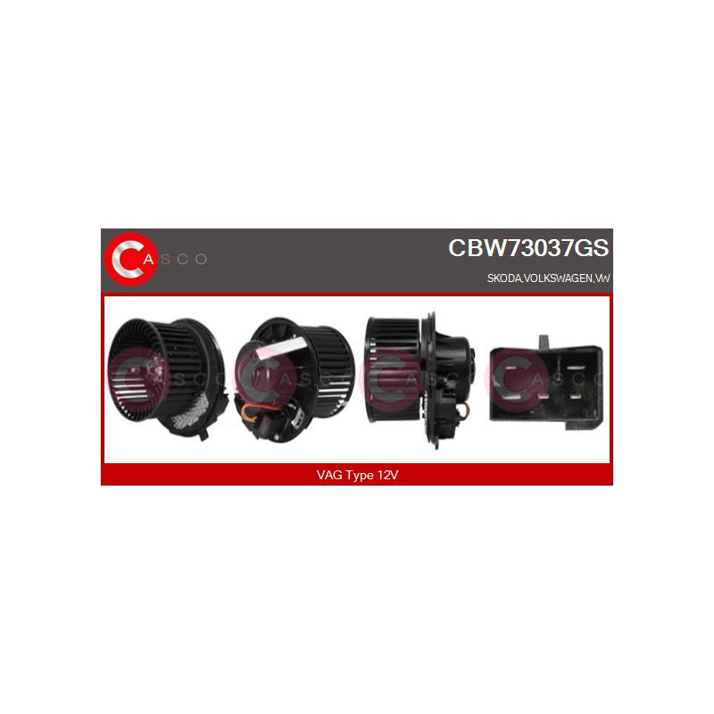 Pulseur d'air habitacle CASCO