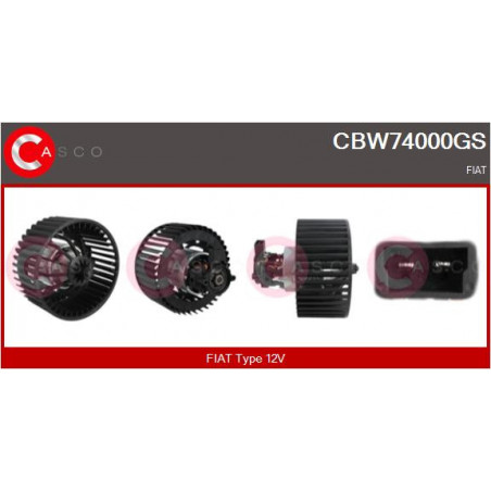 Pulseur d'air habitacle CASCO