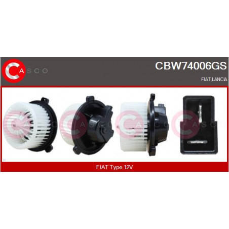 Pulseur d'air habitacle CASCO