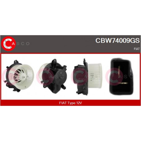 Pulseur d'air habitacle CASCO