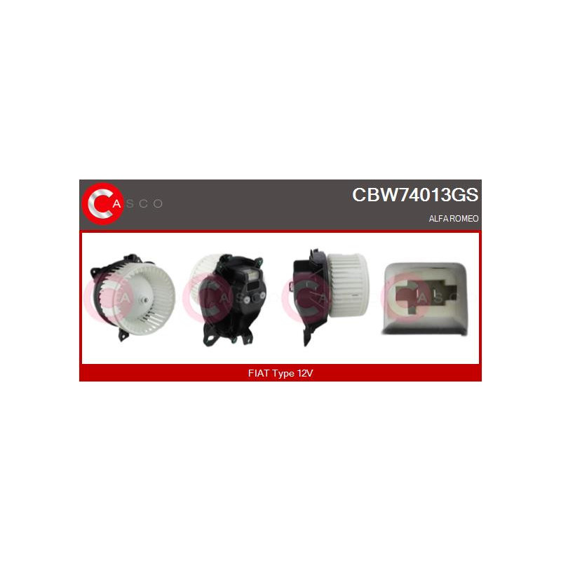 Pulseur d'air habitacle CASCO