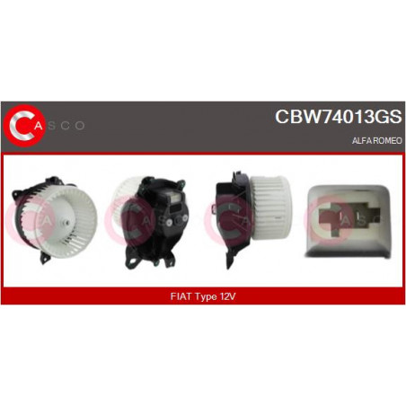 Pulseur d'air habitacle CASCO