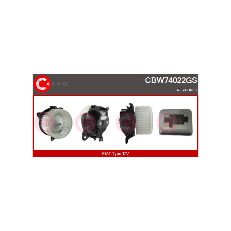 Pulseur d'air habitacle CASCO