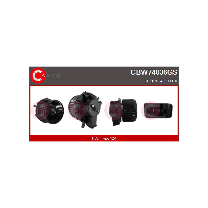 Pulseur d'air habitacle CASCO