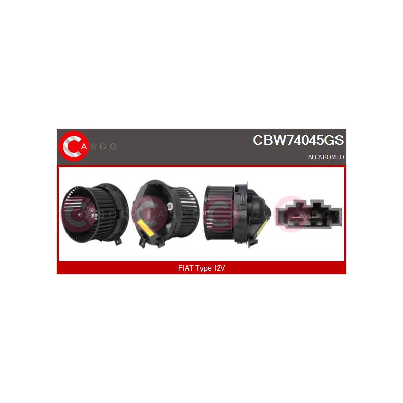 Pulseur d'air habitacle CASCO