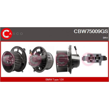 Pulseur d'air habitacle CASCO