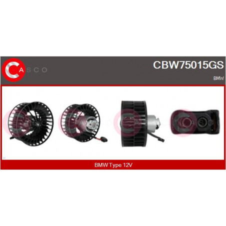 Pulseur d'air habitacle CASCO