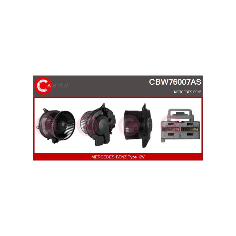 Pulseur d'air habitacle CASCO