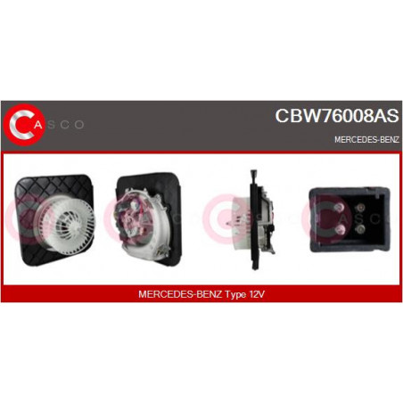 Pulseur d'air habitacle CASCO