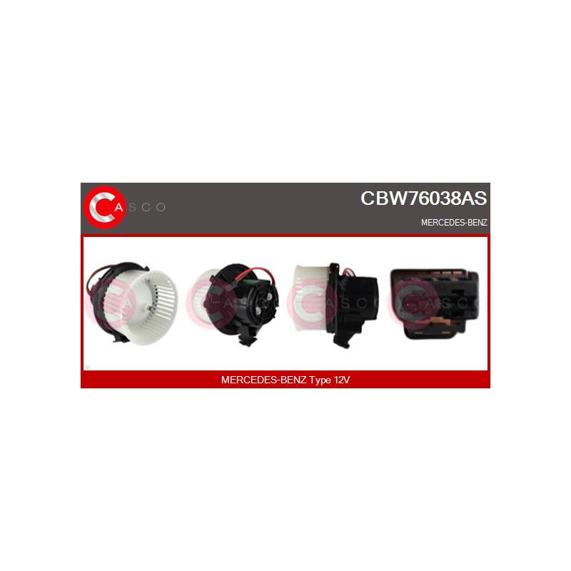 Pulseur d'air habitacle CASCO