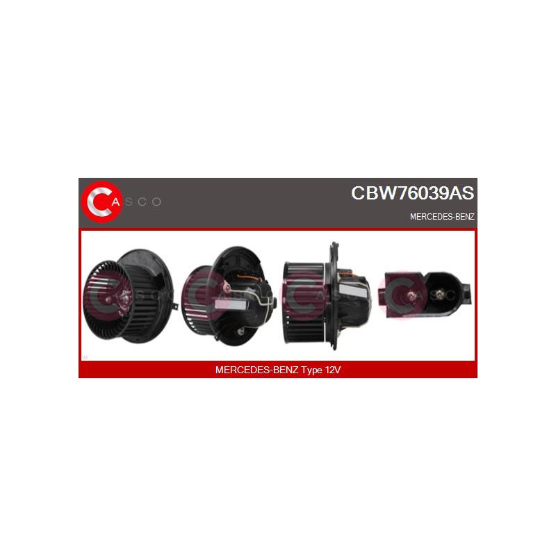 Pulseur d'air habitacle CASCO