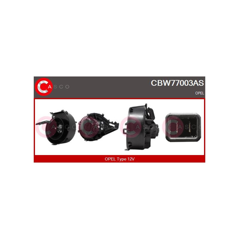 Pulseur d'air habitacle CASCO