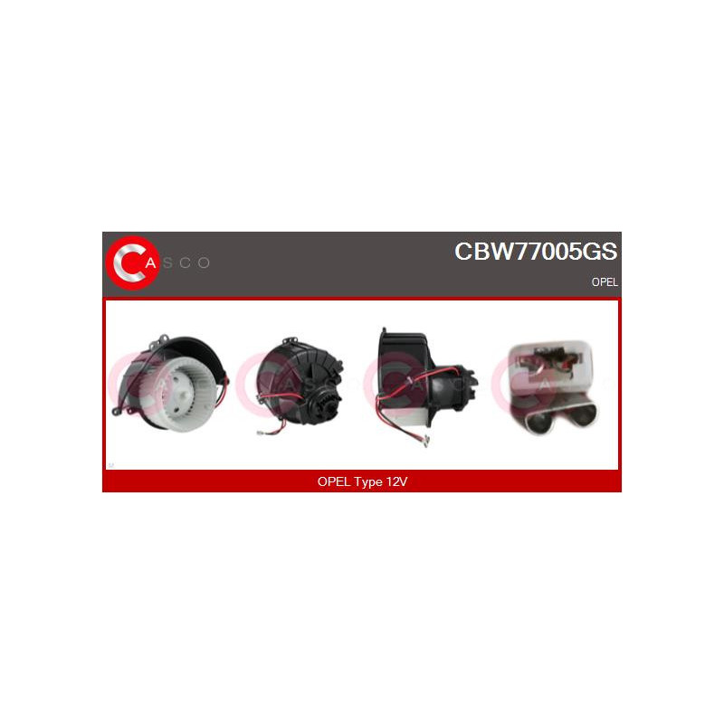 Pulseur d'air habitacle CASCO