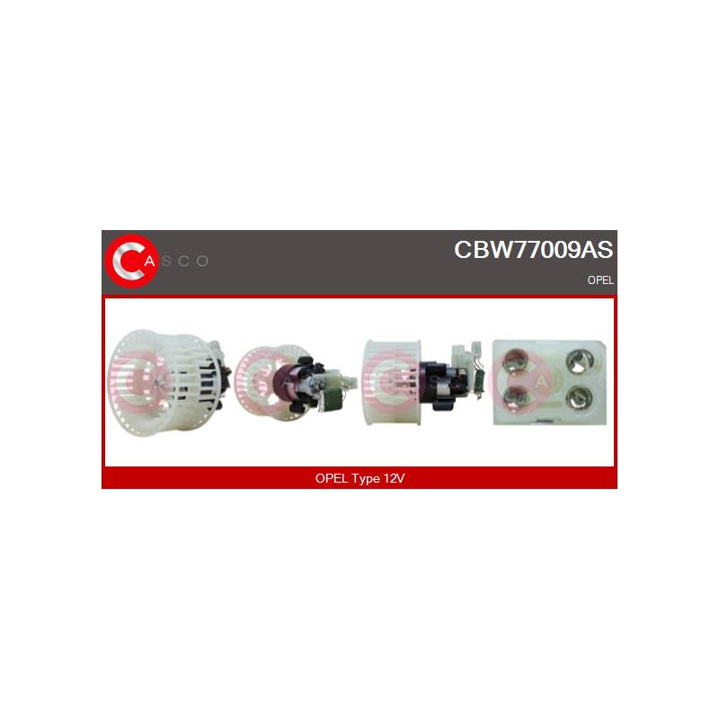 Pulseur d'air habitacle CASCO