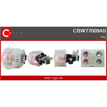 Pulseur d'air habitacle CASCO