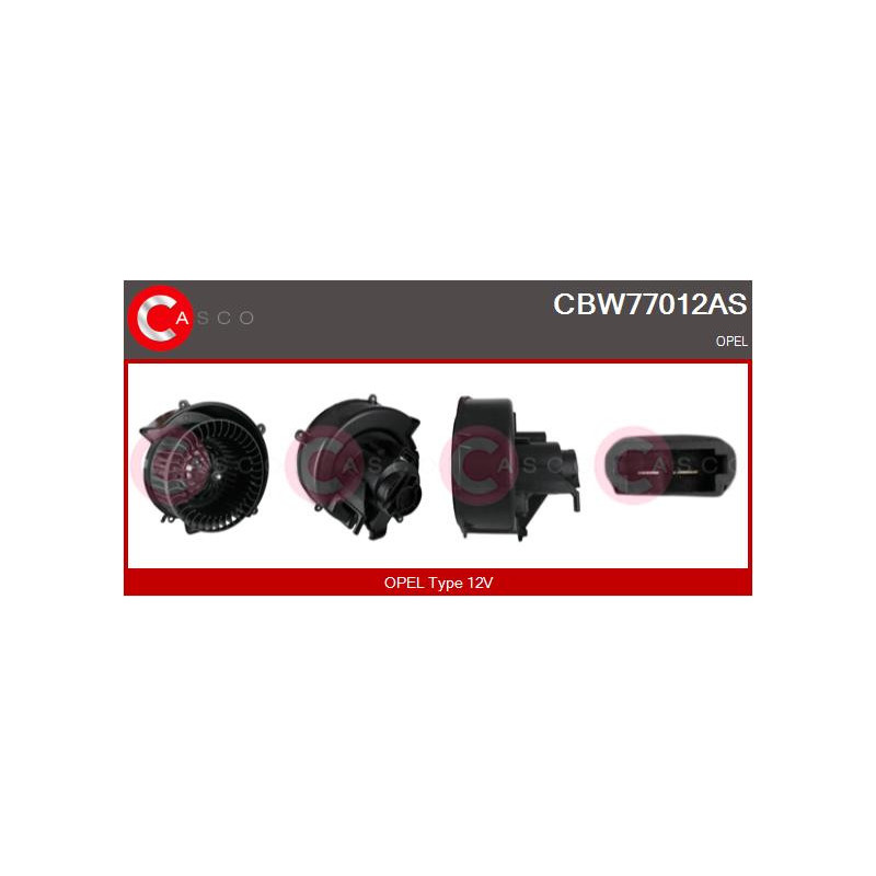 Pulseur d'air habitacle CASCO