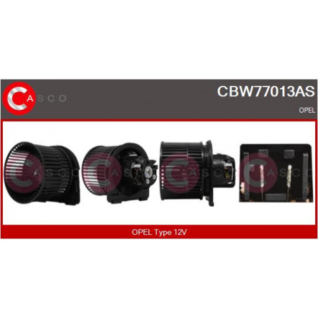 Pulseur d'air habitacle CASCO