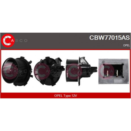 Pulseur d'air habitacle CASCO