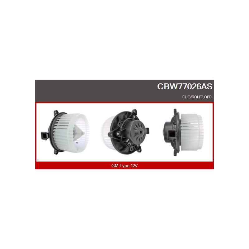 Pulseur d'air habitacle CASCO