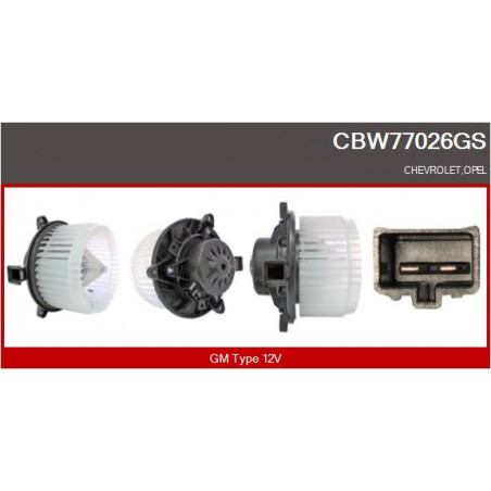 Pulseur d'air habitacle CASCO