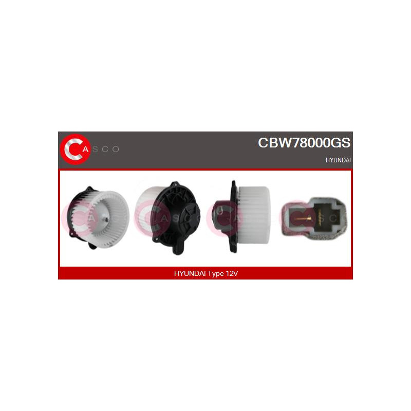 Pulseur d'air habitacle CASCO