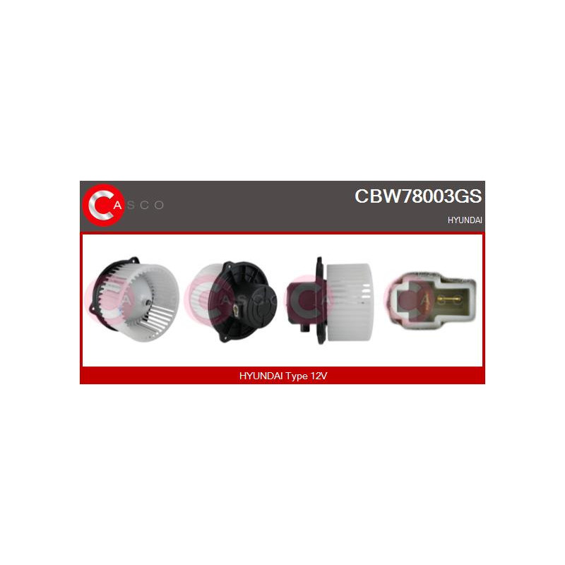 Pulseur d'air habitacle CASCO