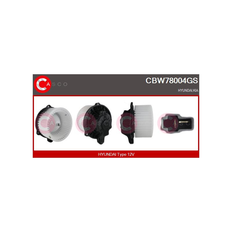 Pulseur d'air habitacle CASCO