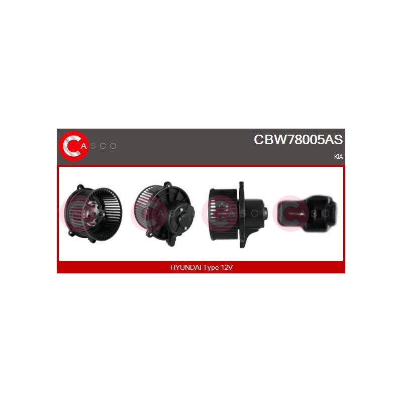 Pulseur d'air habitacle CASCO