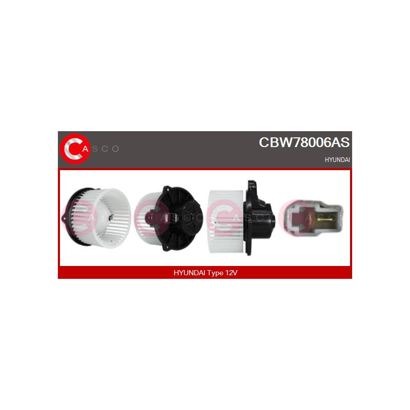 Pulseur d'air habitacle CASCO