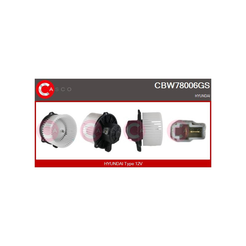 Pulseur d'air habitacle CASCO