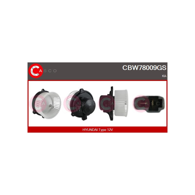 Pulseur d'air habitacle CASCO