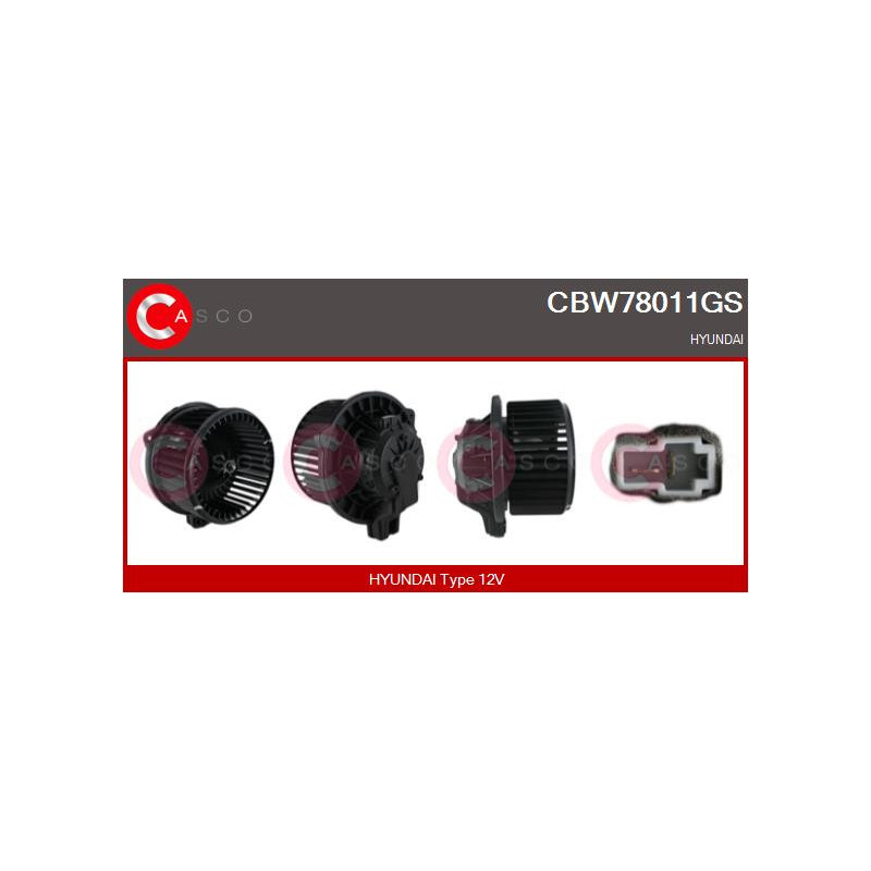 Pulseur d'air habitacle CASCO