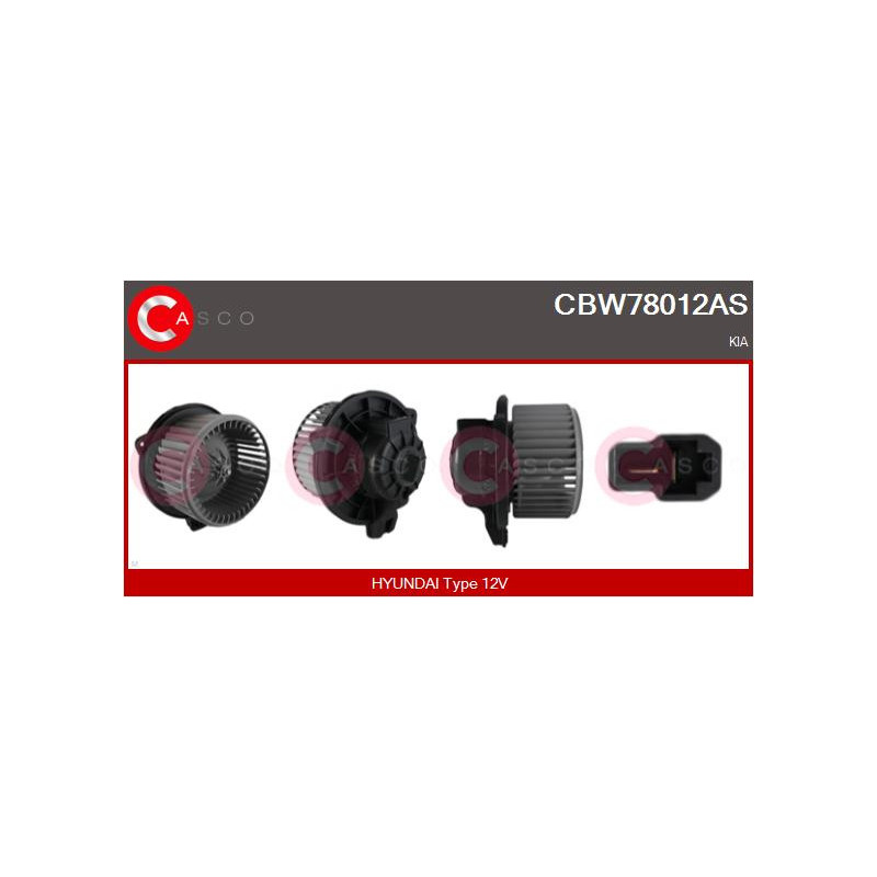 Pulseur d'air habitacle CASCO