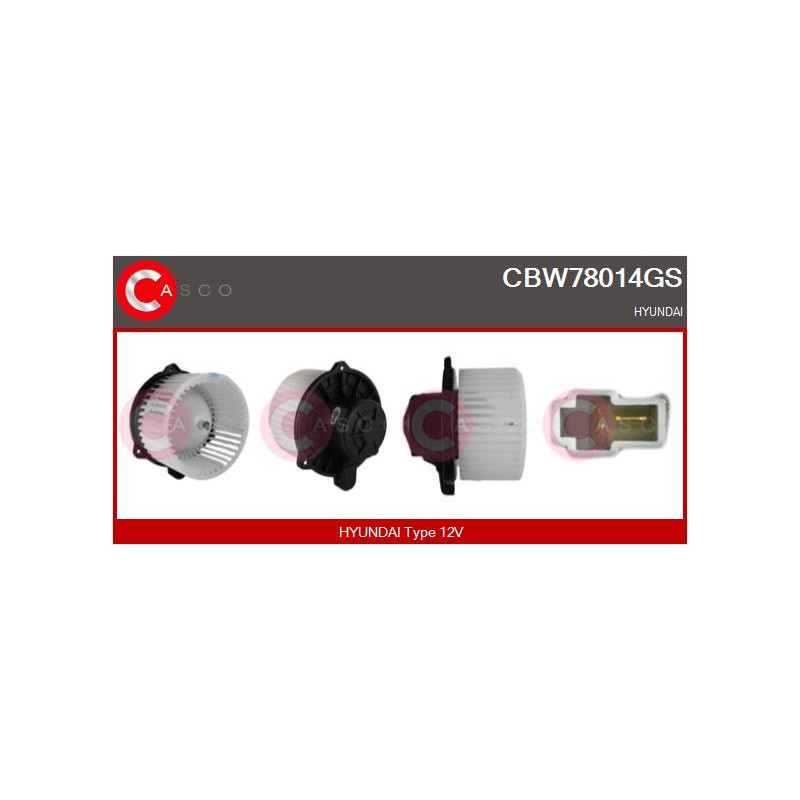 Pulseur d'air habitacle CASCO